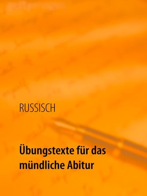 cover image of Übungstexte für das mündliche Abitur